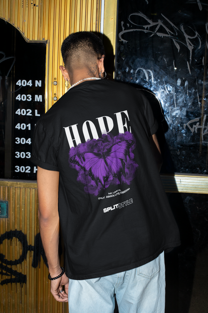 Premium Oversize Shirt/Purple Butterfly